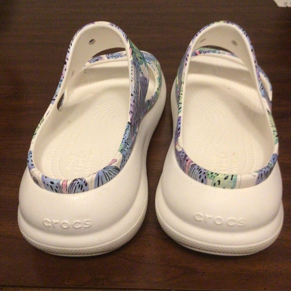 CROCS ICONIC COMFORT SLIDE SZ 10 - Picture 3 of 9